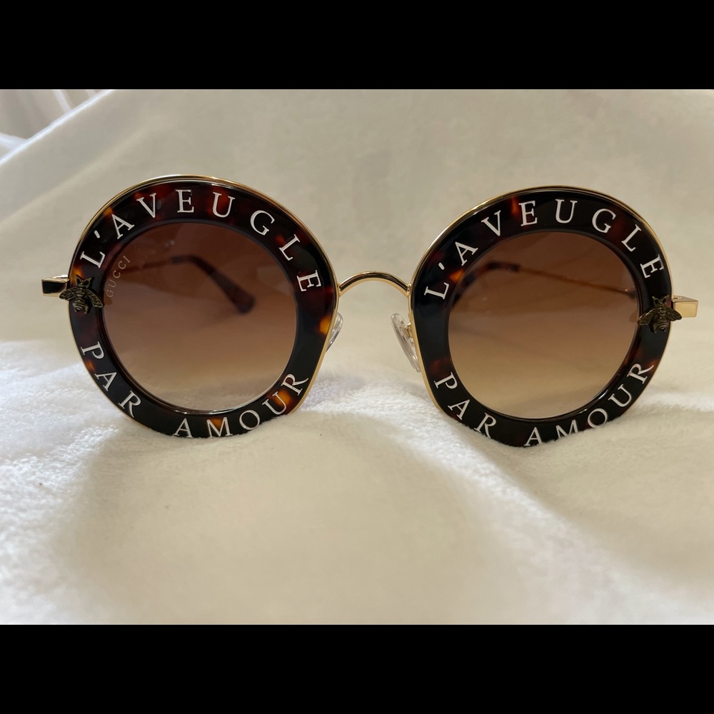 Gucci round sunglasses